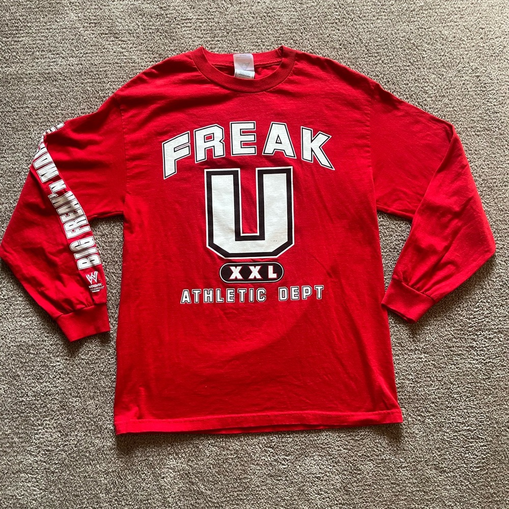 VTG ‘02 WWE Kane “Kane-N-Ites” Red Longsleeve Tee